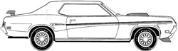ELIM-1 1969 ELIMINATOR Stripe Kit