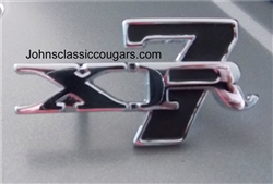 REPRODUCTION 1967-1968 XR-7 Emblem for the Roof Pillars.