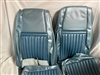 1969 Cougar Blue High Back Vinyl Front Bucket Seat Upholstery