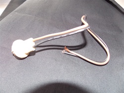 15A343-B-1 1969-1970 COUGAR FRONT FENDER SIDE LAMP SOCKET & WIRE