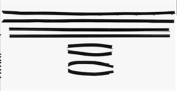 1967-1968 Mercury Cougar 8 Piece Beltline Weatherstrip Kit