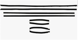 1971-1973 Mercury Cougar 8 Piece Beltline Weatherstrip Kit