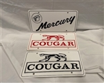 MERCURY COUGAR LICENSE PLATES