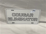 MERCURY COUGAR ELIMINATOR LICENSE PLATE