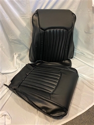 1968 Cougar XR-7 Black Leather Upholstery Set