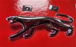 '67-'69 RH Headlight Door Chrome Running Cat