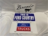 Ford Truck and Bronco License plates