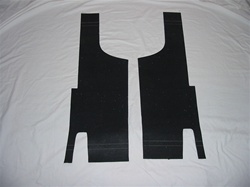 UPH-UL-6 '67-'68 UNDER TRUNK MAT INSULATION 3-PIECE SET