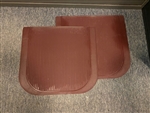 Mercury Cougar Dark Red Rear Seat Rubber Floor Mats