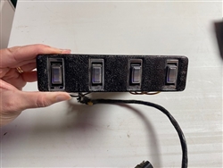 1970 Cougar XR-7 USED Center Dash Rocker Switch & Wiring