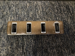 1970 Mercury Cougar XR-7 Center Dash Bezel Plate