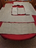 1970 Cougar Houndstooth Upholstery Fabric Pieces