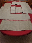 1970 Cougar Houndstooth Upholstery Fabric Pieces
