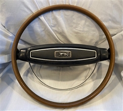1968 Cougar Standard Woodgrain Steering Wheel